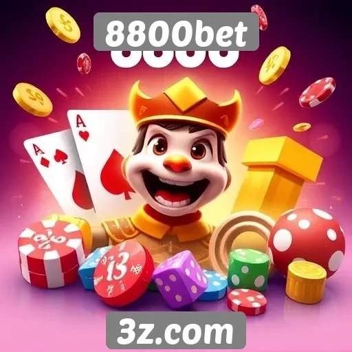 Variedade de jogos disponíveis no 8800bet